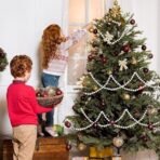 VRB Dec TM 5 Mtrs Artificial Pearls Bead Moti Pearls Bead Chain for Jewellery Making, Beads for Bracelet Making, Resin Art,Beads, Crafting, Scrap Booking and Embroidery DIY Craft (10 MM, 5 MTR), White - Fast Shipping to USA & Canada - Image 4