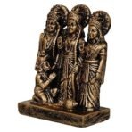 Webelkart Premium Polyresin Ram Darbar Idol Statue Murti Showpiece for Home Temple and Office Temple (5.5 x 4 x 2 Inches, Medium Gold) - Fast Shipping to USA & Canada - Image 3