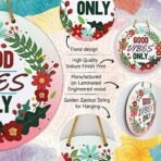 Sehaz Artworks Wooden Wall Hangings | Home Decor Items stylish living room | decorative items for home | Home Decoration Items | Wall decor / room decor items for living room / Bedroom - Good Vibes Only - Fast Shipping to USA & Canada - Image 2