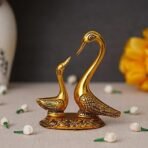 Webelkart Metal Kissing Duck Showpiece for Home and Office Decor Decor- Decorative Items for Home, Antique Home Decor (6 Inches) - Fast Shipping to USA & Canada - Image 2