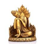 Global Grabbers New Buddha Statue showpiece Idol Home Decor Items for Living Room and Gifts (Golden 4) - Fast Shipping to USA, Canada & India - Image 3