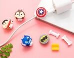 Xtore Creative cartoon/superhero shape Charger cable protector | for iPhone cables only - Random shape (set of 2)(Extra Long) - Fast Shipping to USA & Canada - Image 4