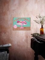 Sehaz Artworks Home Decor Items | living Room Decorative Items | Wall Decor | Room Decor | FairyCakes' Rust Looks Wall Sign for Wall Decoration Tin Sign (MDF, 30 cm x 20 cm x 0.3 cm) - Fast Shipping to USA & Canada - Image 2