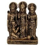 Webelkart Premium Polyresin Ram Darbar Idol Statue Murti Showpiece for Home Temple and Office Temple (5.5 x 4 x 2 Inches, Medium Gold) - Fast Shipping to USA & Canada - Image 2