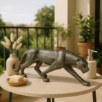 Xtore Beautiful Leopard Statue for Home Decor (Pack of 1, Dark Brown) - Fast Shipping to USA & Canada - Image 3