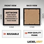 JaipurCrafts Synthetic Figures, Quote, Abstract Poster, Multicolour, Printed, 14 x 11 Inch - Fast Shipping to USA & Canada - Image 4