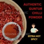 Indiana organic guntur chilli powder 400 grams | Freshly ground packed on order | Extra hot spicy chilli | Zero added Colours, Fillers, Additives & Preservatives - Fast Shipping to USA & Canada