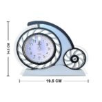 Xtore Wheel Shape Alarm Clock (Pack of 1, Black & Grey) - Fast Shipping to USA & Canada - Image 4