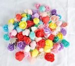 VRB Dec Artificial Small Foam Flowers Fake Foam Water Floating Flowers for Pooja Thali, Festival and Events, Home, Table, Badroom, Pooja Room, Diwali Decoration Items and DIY Craft (Multi, 50) - Fast Shipping to USA & Canada - Image 2