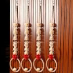 CraftVatika Diwali Decoration Items for Home Decor, Wall Hanging Tealight Candle Holder Set of 4 Latkans Toran for Home Door Wall Decoration, Red Rose Latkan Toran, Diwali Deepawali Gifts - Fast Shipping to USA & Canada - Image 4