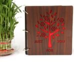 Sehaz Artworks JustForYou-9X8 80 Photos Wooden Photo Album for memorable Gift on Boyfriend Girlfriend Husband Wife Spouse Birthdays, Valentines day, Anniversary, Monthsary Cute Gift for couples - Fast Shipping to USA & Canada - Image 3