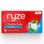 RYZE Frosty Mint Nicotine Gum 2 gm | Pocket-Friendly Pack of 10 (30 gums) | Freedom from Smoking & Tobacco | Easy on Throat | FDA Approved | Sugar Free | Teeth Whitening - Fast Shipping to USA & Canada