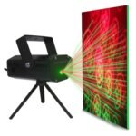One94Store Mini Laser Projector Stage Light - 6 Design Modes, Sound Activated DJ Laser Light with Tripod Stand, Corded Electric Laser Light for Diwali, Wedding, Party & Home Decoration - Fast Shipping to USA & Canada