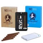 ROYAL SWAG Herbal Cigarette Mint, Clove Flavoured (40 Sticks) 100% NO Nicotine & NO Tobacco - (Smoking Cessation) With 100% Natural 20ML Shot Anti Addiction Spray | Pack Of 40 - Fast Shipping to USA & Canada