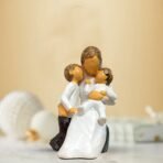 Xtore Beautiful Hand Painted Resin Miother and Child Statue (Pack of 1) - Fast Shipping to USA & Canada