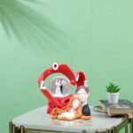 CraftVatika Valentine Day Gift for Husband Wife - Romantic Miniature Showpiece with Light for Love Couple - Anniversary Birthday Wedding Gift for Him Her (Red) - Fast Shipping to USA & Canada