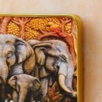 Webelkart Decorative Wooden Key Holder for Home Decor,Wall Mounted Key Organizer, Key Chain Holder (Elephant Key Holder) - Fast Shipping to USA & Canada - Image 3