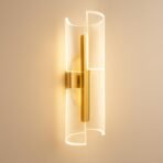 One94Store Modern BedHead Wall Lamp - Gold Acrylic LED Wall Light for Bedroom, Bedside, Living Room, Hallway, Mural Lamp, Decorative, Energy-Saving, Dimmable Lighting - Fast Shipping to USA & Canada