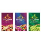 PUFF SMART 3sixty Flavor Paan 360, Bubblegum, Grapes for Hookah Combo (Pack of 3) (100% Nicotine and Tobacco Free) - Fast Shipping to USA & Canada