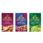 PUFF SMART 3sixty Flavor Paan 360, Bubblegum, Grapes for Hookah Combo (Pack of 3) (100% Nicotine and Tobacco Free) - Fast Shipping to USA & Canada