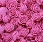 VRB Dec Artificial Small Foam Flowers Fake Foam Water Floating Flowers for Pooja Thali, Festival and Events, Home, Table, Badroom, Pooja Room, Diwali Decoration Items and DIY Craft (Dark Pink, 50) - Fast Shipping to USA & Canada