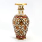 JaipurCrafts Marble Flower Vase (10.2 X 10.2 X 15.2 cm, Multicolour) - Fast Shipping to USA & Canada