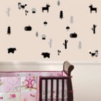 Sehaz Artworks Animals Multicolor Wall Sticker - Fast Shipping to USA & Canada