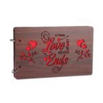 Sehaz Artworks Lovestory Scrapbook Photo Albums for 4x6 Photos for Baby Birthdays, Couples Husband Wife Wedding | valentine Gift - Fast Shipping to USA & Canada