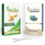 Smoky Herbals Pack of 2 Flavours 100% Tobacco & Nicotine Free Cigarette (BLUEBERRY - MUSKMELON) - 10Sticks x 2 - Fast Shipping to USA & Canada