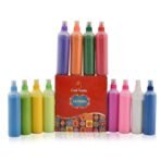CraftVatika Rangoli Colour Powder Tube Kit, Diwali Decoration Items Bottles Tool Floor Art Rang for Home Navratri Pongal Pooja Mandir Decor - Fast Shipping to USA & Canada