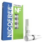 Nicofree | White | 35 Cigarette Filters, 5 Packs | Made with Toxin-free, Recycle-friendly Materials | Reduce Tar, Prevent Stains & Odour on Fingers | For Cigarettes, Dokha, Medwakh Pipe - Fast Shipping to USA & Canada
