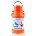 Gangajal 1 Ltr | Pavitra Gangajal From 'BRAHMA KUND' Har Ki Pauri, Haridwar (Orange Bottle) - Fast Shipping to USA & Canada