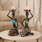 Xtore Candle Holder Parent New (African Lady) - Fast Shipping to USA & Canada