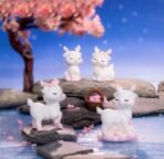 VRB Dec 1 Set Miniature Showpiece Set for Home Decor, car Dashboard,Valentine,Living Room,Gifts Figurines,Cake Decoration Items,Figurines for Home Decor. (4 Pcs Cute Deer Minaiture) - Fast Shipping to USA & Canada