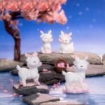 VRB Dec 1 Set Miniature Showpiece Set for Home Decor, car Dashboard,Valentine,Living Room,Gifts Figurines,Cake Decoration Items,Figurines for Home Decor. (4 Pcs Cute Deer Minaiture) - Fast Shipping to USA & Canada