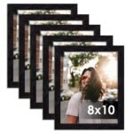 Sehaz Artworks Photo Frame for Wall Decoration | Photo Frames for Wall Decor | Wall Decor Items for Living Room | Frame for Wall Decoration | Wall Decor Items for Bedroom|5 Frames of 8x10 Size - Fast Shipping to USA & Canada
