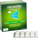 Nicorette 2mg Freshmint Gum 210 gums pack - Fast Shipping to USA & Canada