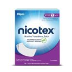 Cipla Nicotex Nicotine Transdermal Patch | Helps to Quit Smoking | WHO - Approved Therapy | 7 Patches (Step 1-21mg) - Fast Shipping to USA & Canada
