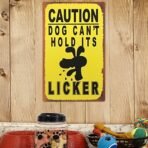 Sehaz Artworks Home Decor Items | Room Decor | Wall Decor | living Room Decorative Items | Licker' Rust Looks Wall Sign for Wall Decoration Tin Sign (MDF, 30 cm x 20 cm x 0.3 cm) - Fast Shipping to USA & Canada - Image 2