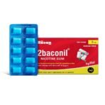2baconil 2mg100 Nicotine Gums | Icy Mint Flavor | Sugar-Free | Quit Smoking & Chewing Tobacco/Gutkha | Nicotine Replacement Therapy - Fast Shipping to USA & Canada