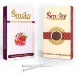 Smoky Herbals Pack of 2 Flavours 100% Tobacco & Nicotine Free Cigarette (SWEET SUPARI - WATERMELON) - 10Sticks x 2 - Fast Shipping to USA & Canada