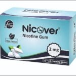Nicover Nicotine Gum 2mg | Mint Flavour Sugar Free Soft Chew | Helps to Quit Smoking and Tobacco (Gutka) | 10 Strips x 10 Gums in each pack| WHO Approved - Fast Shipping to USA & Canada