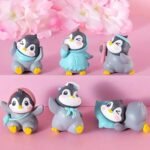 VRB Dec Miniature Decor Items Set for Unique Gift,Home,Living Room,Office,Restaurant Decor,Military Showpiece,Perfect Valentine Decoration Items ((Cute Penguin Miniature)) - Fast Shipping to USA & Canada