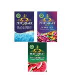 PUFF SMART Herbal Molasses (100% Nicotine and Tobacco Free) Bubblegum, Brain Freezer, Watermelon Comb (Pack of 3) - Fast Shipping to USA & Canada
