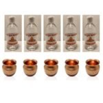 Pure Gangajal Bottle with Copper Puja Kalash Set, Traditional Hindu Religious Items - Fast Shipping to USA & Canada