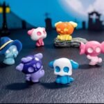 VRB Dec 6 Pcs Miniature Showpiece Set for Home Decor,Car Dashboard,Christmas,Valentine,Living Room,Gifts Figurines,Cake Decoration Items,Figurines for Home Decor. (6 Pcs Masked Horror Ghost) - Fast Shipping to USA & Canada