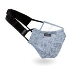 Xtore Unisex Linen N-95 FDA CE Certified Anti Pollution Reusable Washable Filter Without Valve Mask with Headband (Grey) - Fast Shipping to USA & Canada