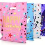 VRB Dec 24pcs Foil Guddy bags, return gift bags for kids birthday, Happy Birthday Party Return Gift Bags For Boys and Girls, Colorful Gift Bags (24pcs Happy Birthday Mix) - Fast Shipping to USA & Canada