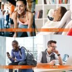 One94Store Portable Neck Fan - 1200mAh USB Rechargeable, 3-Mode, 7-Blade, Hands-Free Wearable Cooling New Fan, Up to 3 Hours Use for Travel, Office, Outdoor, Sports & Home (Black) - Fast Shipping to USA & Canada - Image 5