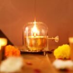 Sehaz Artworks Akhand Diya with Adjustable Bati | Brass Diyas for Pooja | Brass Decoration Items for Home | Pooja Decoration Items | Akhand Jyoti Diya with Screw Lever | Return Gifts for Pooja - Fast Shipping to USA & Canada